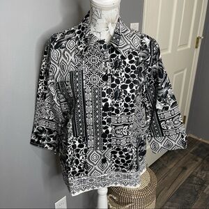 Drapers & Damons Stretch Black & White Jacket 12